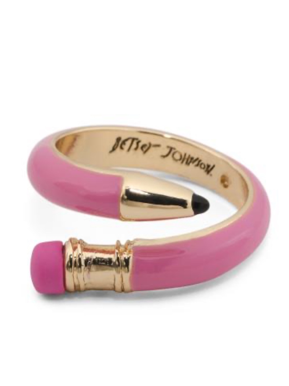 ‼️❌FINAL PRICE DROP❌‼️NEW! Betsey Johnson Pink Enamel Pencil Ring